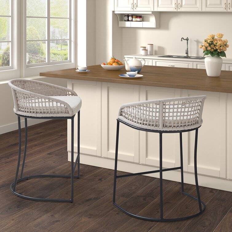 Low back counter height bar outlet stools